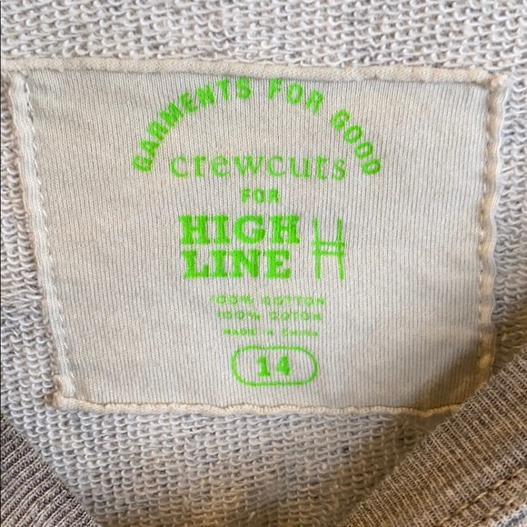Crewcuts High Line Park in the Sky Sweatshirt Sz14 - Picture 2 of 3
